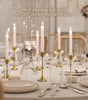 Elegant Metal Candlestick Holder Set – Perfect for Taper Candles, Table Centerpieces, Fireplace, Weddings & Home Decor