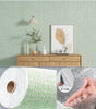 3D Self-Adhesive Linen Wallpaper Continuous Waterproof Wall Stickers Living Room Bedroom Kitchen Cabinet Waterproof Wall Sticker