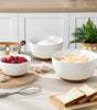 MALACASA Ceramic Large Mixing Bowls, Large Serving Bowls for Cooking, Prepping, Baking, Salad, Soup, Popcorn, Pasta, Nesting Bowls Set of 3, 4.38/2.5/1.44 Qt, Oven, Microwave and Dishwasher Safe Tiktokshopblackfriday