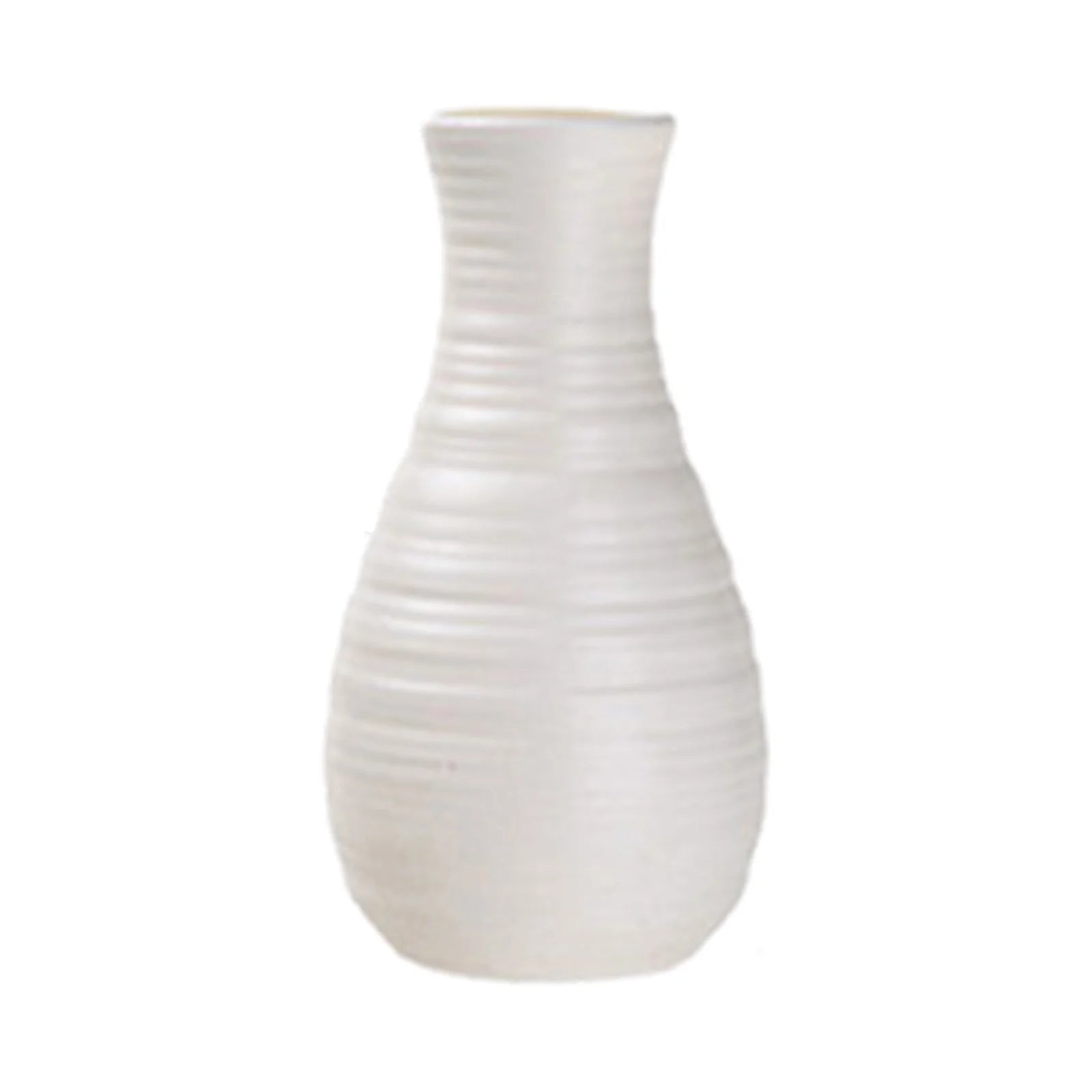 White Tall Floor Vase – 8.27×2.16" Decorative Vase for Flowers, Home Décor, Weddings, Centerpieces, Living Room, Office, Kitchen & Farmhouse Style