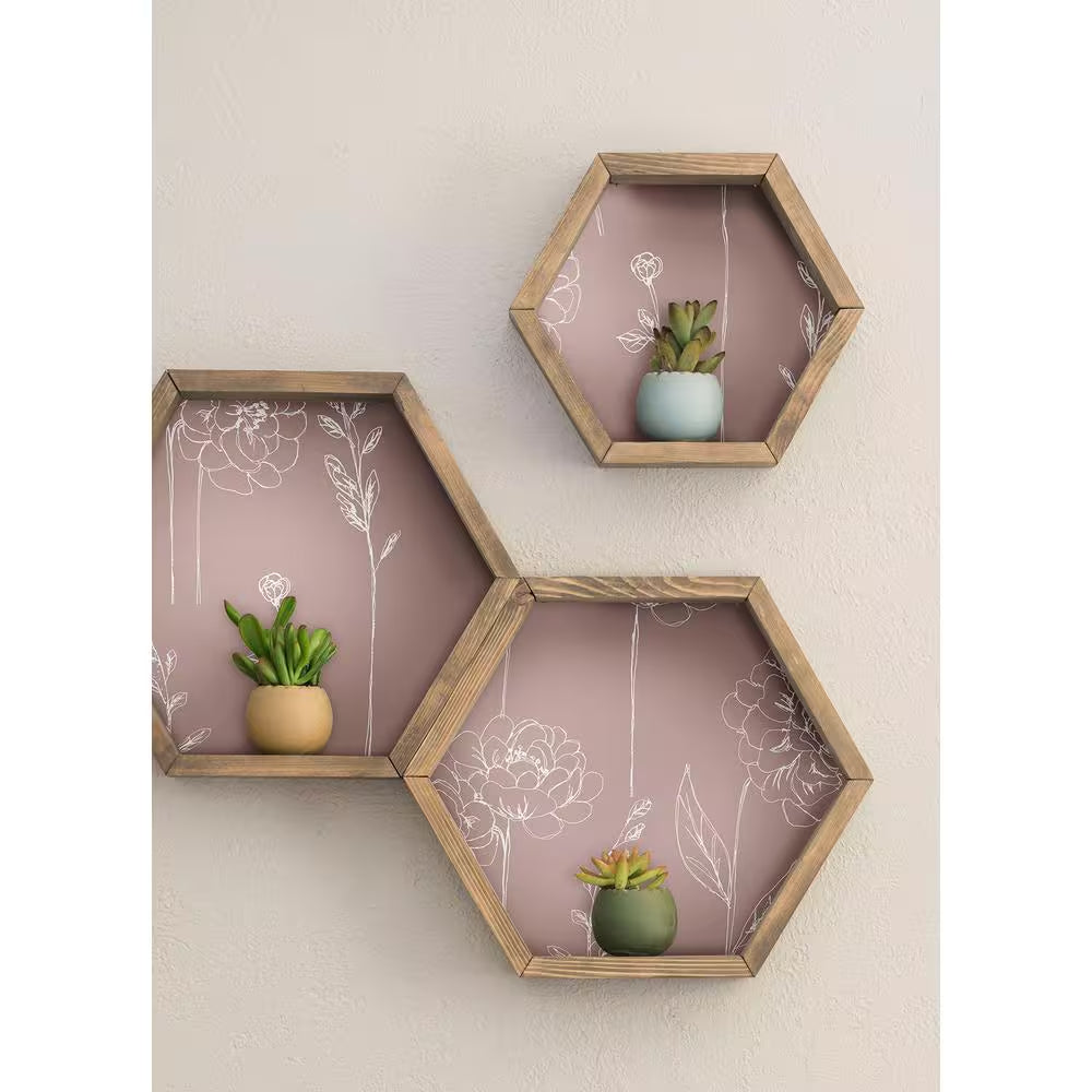 Pink Maisey Peel and Stick Wallpaper