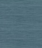 Blue Luxe Faux Grasscloth Vinyl Peel and Stick Wallpaper Roll