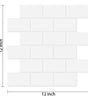 Heat-Resistant 3D Subway Brick Peel and Stick Kitchen Backsplash Tile Stickers