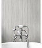 Weathered Grey Wood Panel Vinyl Peel and Stick Wallpaper Roll (Covers 30.75 sq. ft.)