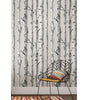 Grey Mountain Birch Forest Vinyl Peel and Stick Wallpaper Roll 30.75 sq. ft. 